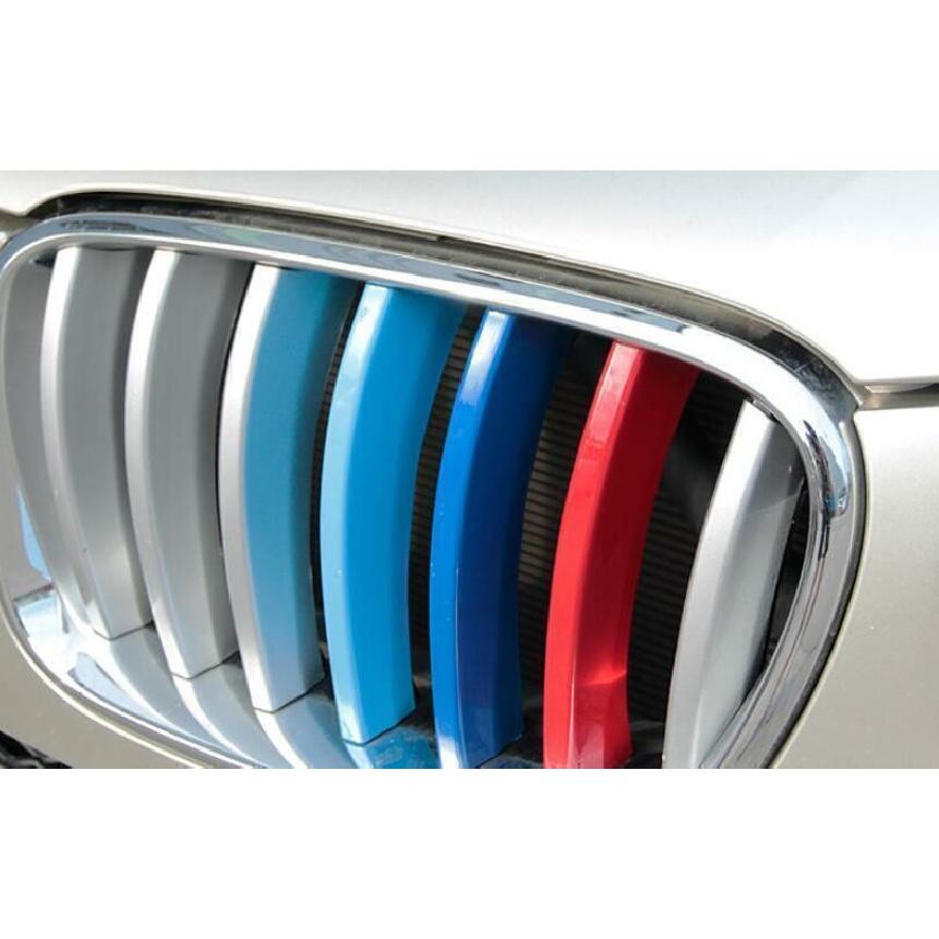For BMW X3 F25 11-17 3-Color Front Bumper Mesh Grill Grille Strip Trim 3PCS