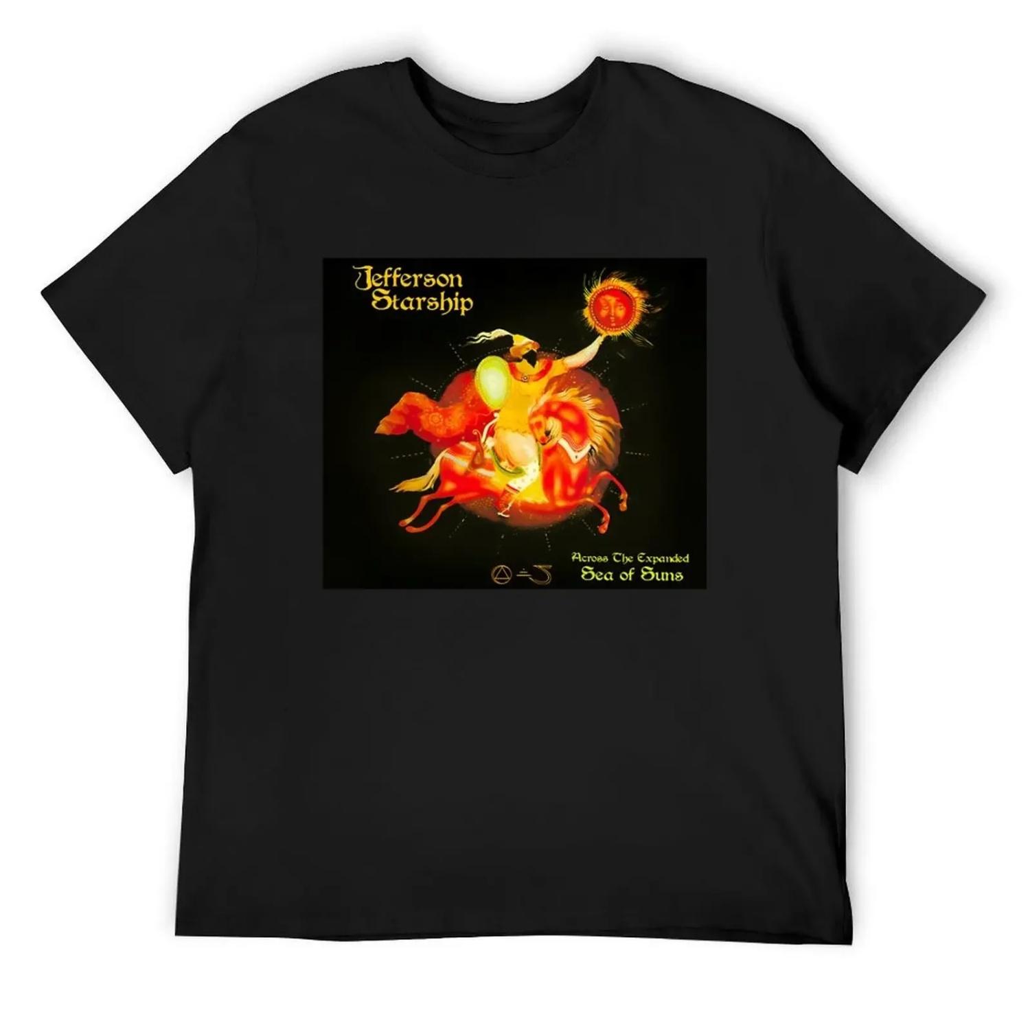 

Jefferson Starship T-Shirt man clothes funny gifts football t shirt designer shirts Men s cotton t-shirt S