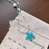 Blue Beaded Beaded Necklace Starfish Shell Starfish Choker Premium Shell Necklace  Daily Wear