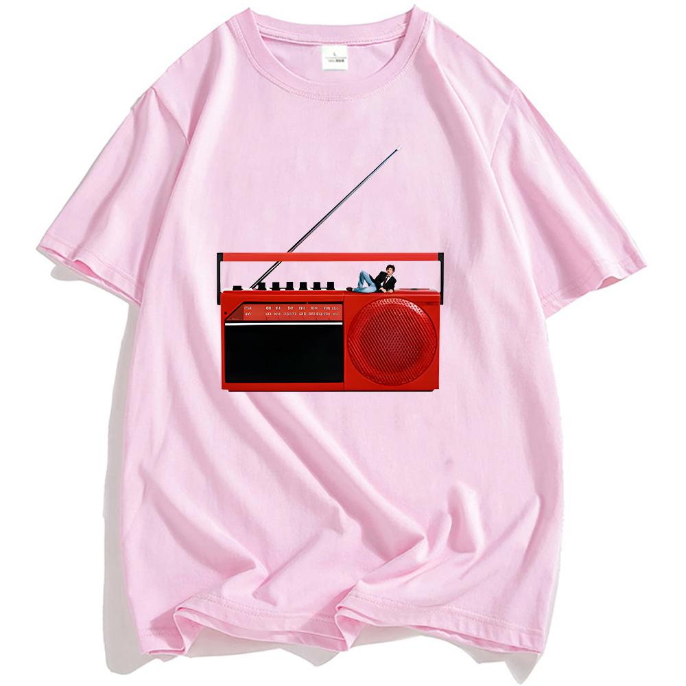 2026 SpringSummer  Be As Smart As You Like Radio Charlie Puth Singer Pattern Cotton Mens Streetwear Shirt