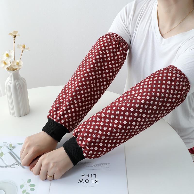Öl- und Fleckenbeständige Polyester-Baumwoll-Armschoner für Damen & Herren - Schützende Arbeits- und Reinigungsärmel für Herbst und Winter