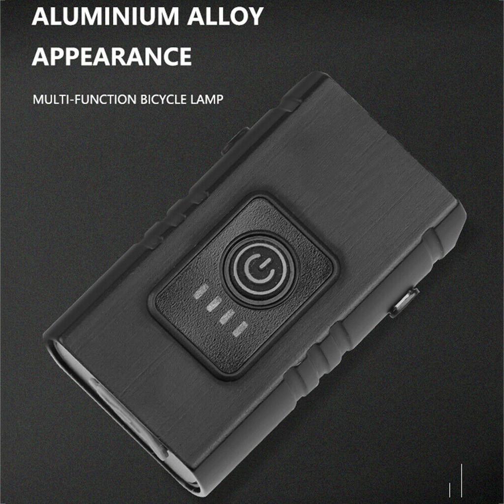  LED Bicycle Front Light 10W 6 Modes USB Rechargeable  Bike Front Lamp