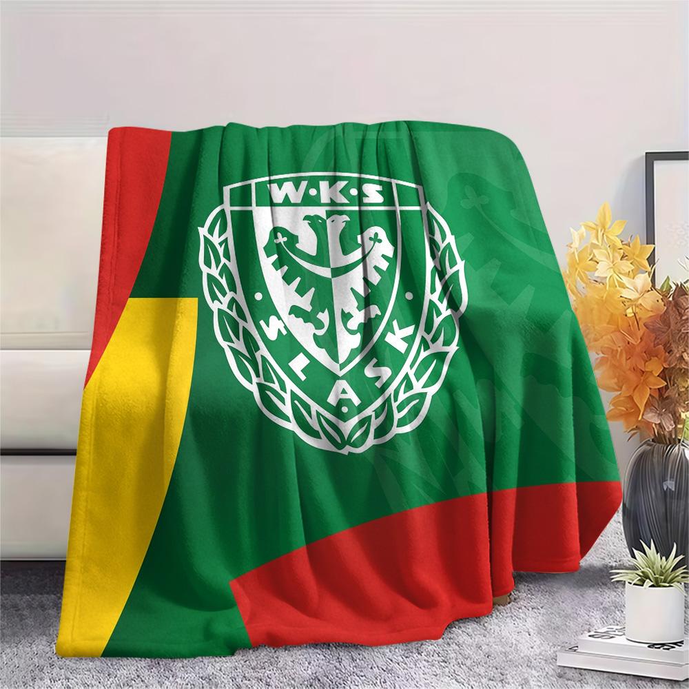 KS Cracovia Print Flanelldecke, Hohe Qualität, Bequem für alle Jahreszeiten, Heimdekoration, Wärme und Komfort
