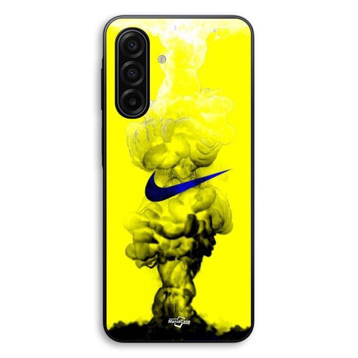 Case For Samsung Galaxy A17 Nike Bold yellow font Maniacase nero