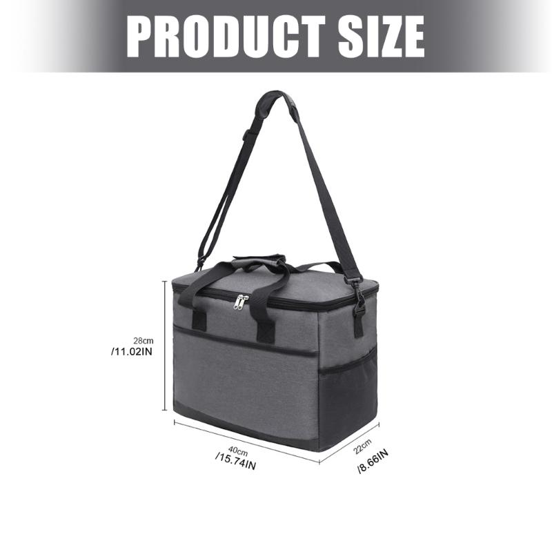 Coolers Bag with Liners Insulated Picnics Lunch Bag Tableware Handbag Soft-Sided Cooling Bag for Camping Outdoor Use