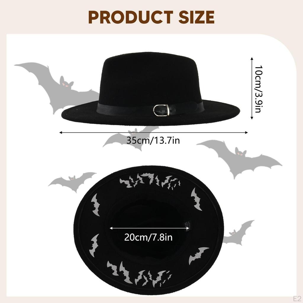 Kapelusz z szerokim rondem Rekwizyty Płaski wierzch na Cosplay Klub Bar Festiwal Muzyczny Koncert