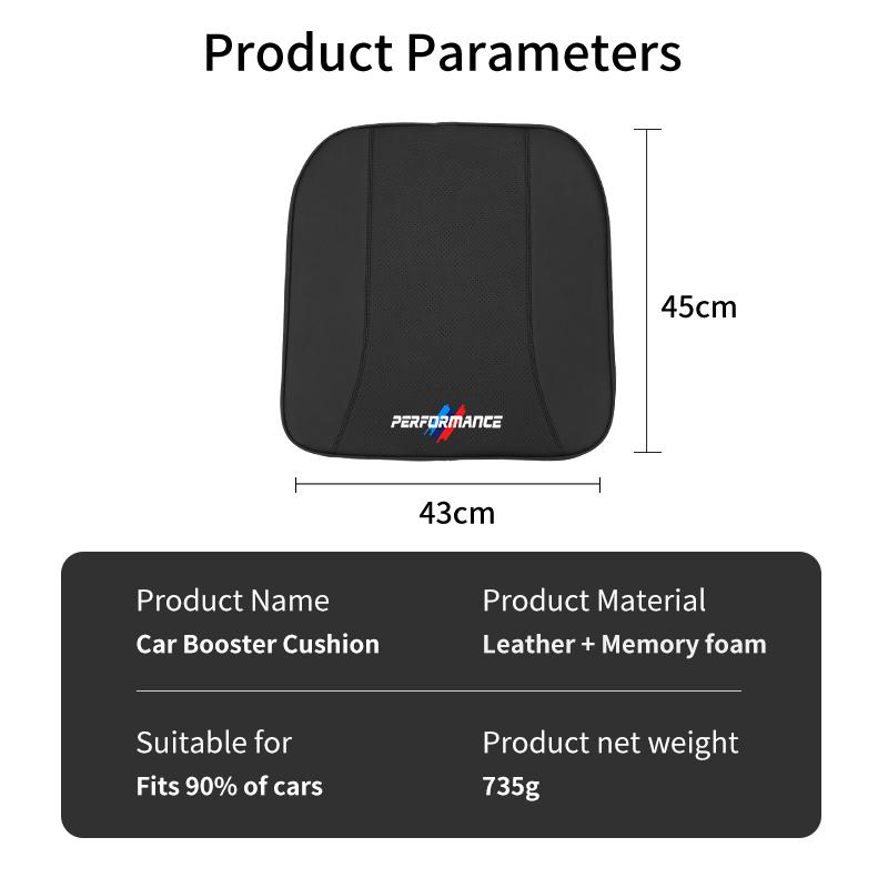 LMHKH1 2026 Car Sticker Cushion Non Slip Orthopedic Memory Foam Prostate Cushion For BMW X1 X2 X3 X4 X5 X6 X7 G20 G30 E70 E91 E30 E53 F