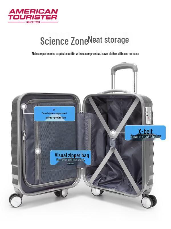 American Tourister NC2 Titanium Spinner Suitcase