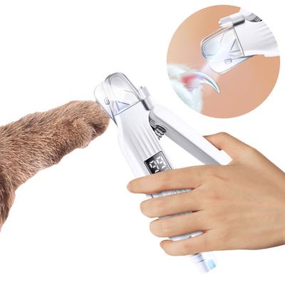 LED Işıklı Şarj Edilebilir 2'si 1 Arada Elektrikli Evcil Hayvan Tırnak Kesici ve Zımpara (Küçük ve Büyük Köpekler ve Kediler İçin)