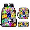 Sprunki Rhythm Box, Game Anime Backpack, Student Schoolbag, Computer Bag