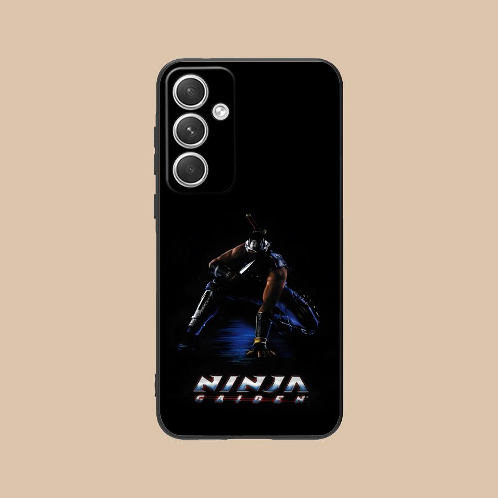 Ninja Gaiden Phone Case for Samsung Galaxy S25 S24 S23 S22 S21 S20 S10 S9 Plus FE Ultra Lite Black Smartphone Cellphones