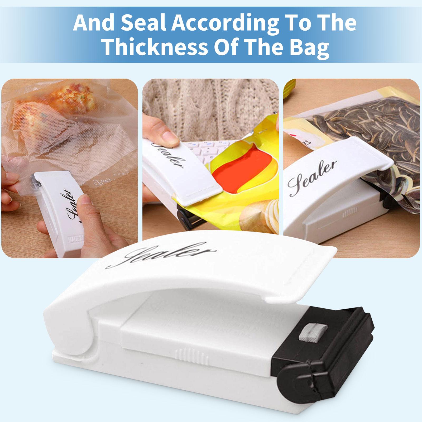 

Mini Bag Sealer Heat Sealer Portable Bag Resealer Machine for Food Snack Storage
