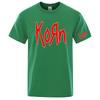 Korn Metal Rock Band Unisexs Regular Shortsleeved Shirts Are Suitable For Summer Roundneck Shirts T Shirt