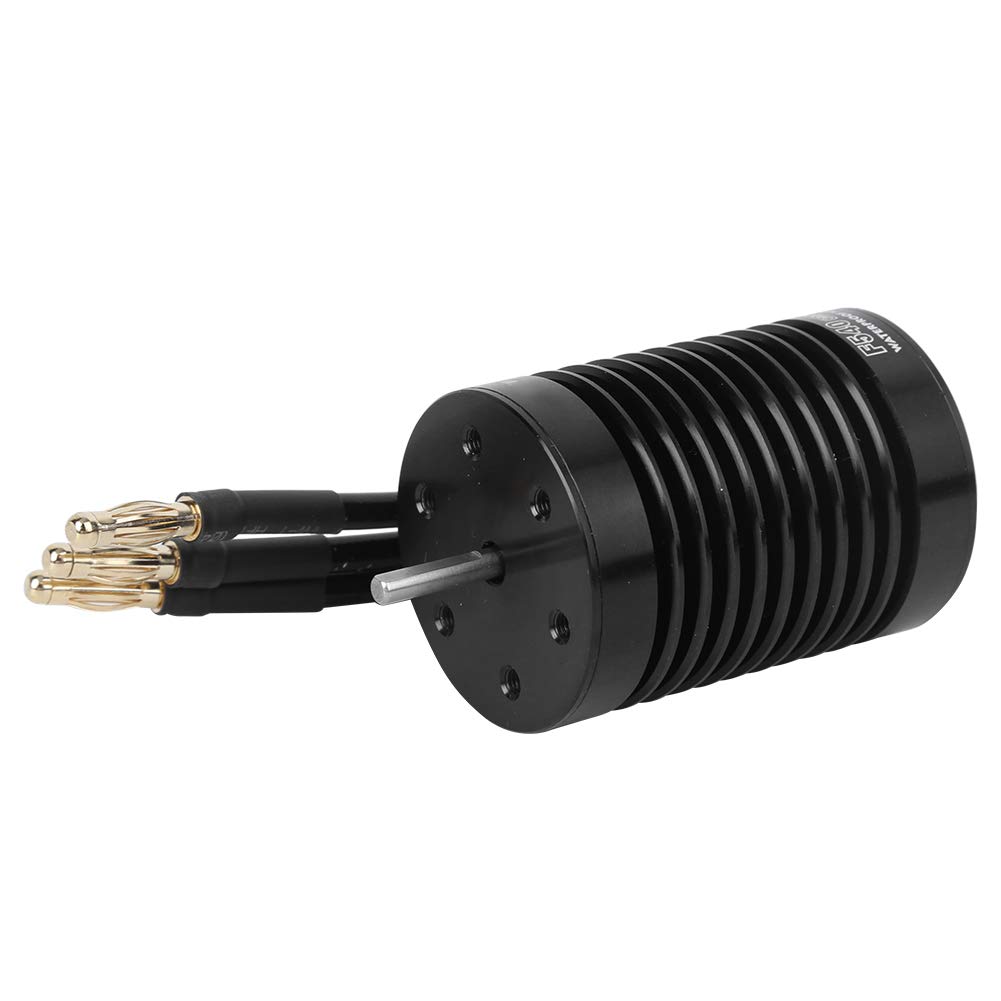 F540 Waterproof 4-Pole Non-Inductive Brushless Motor for 1/10 RC Cars, High-Performance Electric Motor, 3300KV