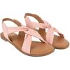 Shoetopia Cross Strap Pink Flat Sandals For Women & Girls /Uk5