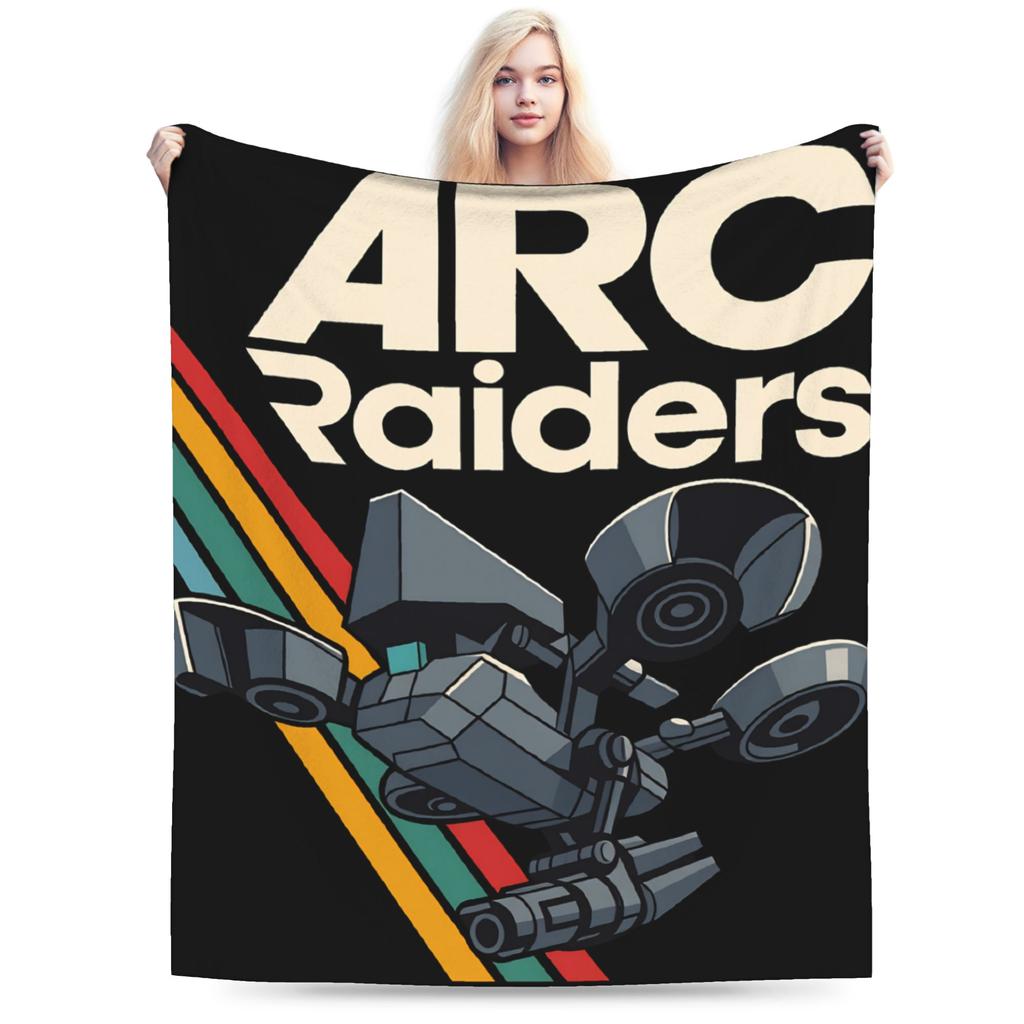 Soft Blankets Kids Adult Decorative Vintage Arc Raiders Dude I Said Friendly Throw Blanket  Flannel Bedspread Sofa Bed Cover