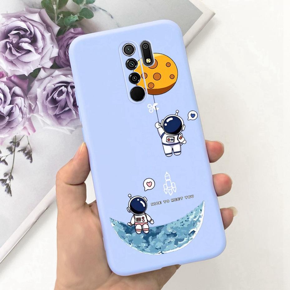 For Xiaomi Redmi 9 Cute Animal Cartoon Phone Case For Redmi 9 Prime Redmi9 China Version Candy Color Soft Silicon TPU Back Cover