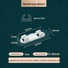 Self-Adhesive Cable Organizer: No-Drill Power Strip & Wire Holder with High Viscosity
