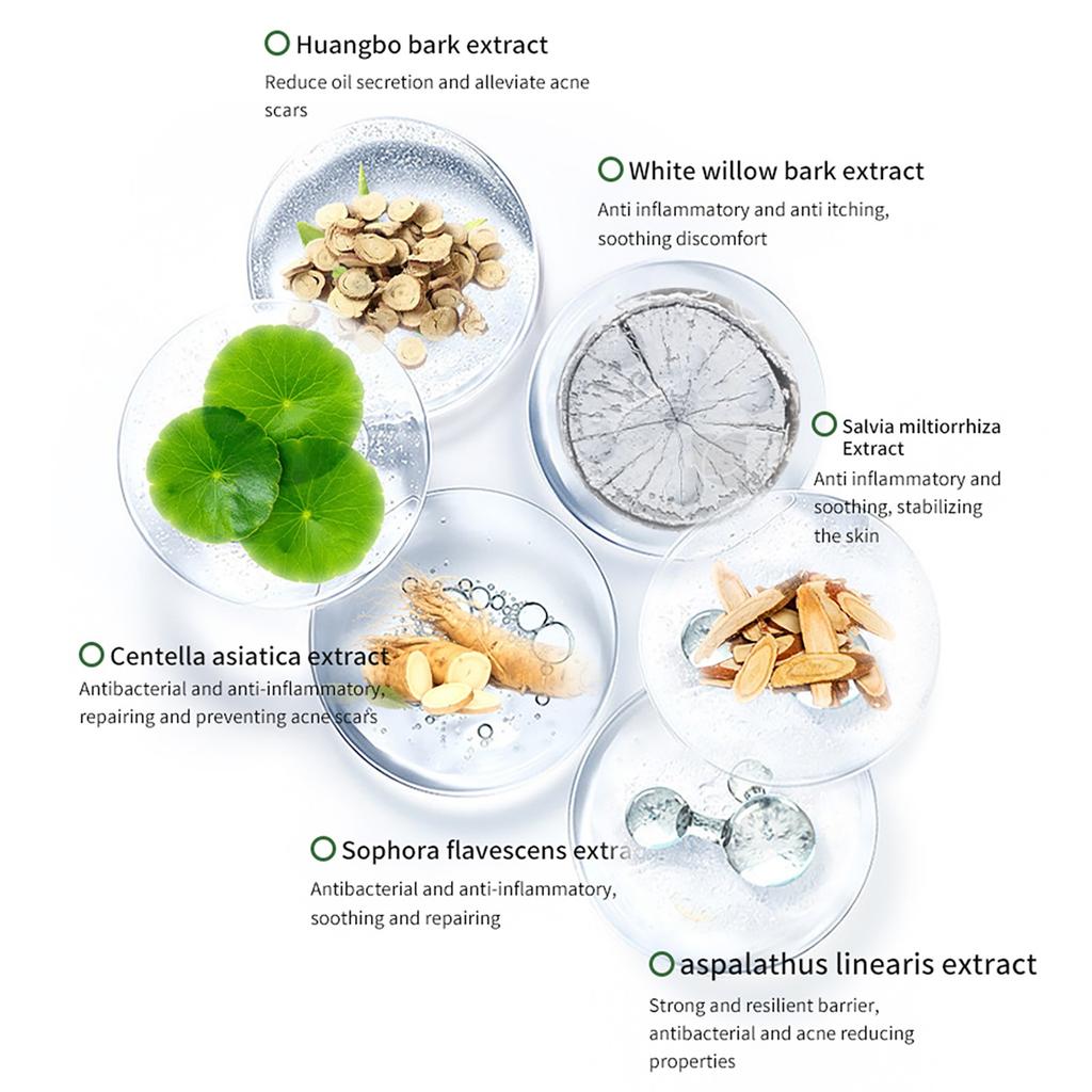 Akne auftragen, um Aknemale und Mitesser zu reduzieren Doppelschichtige Akne-klärende 29ml