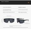 Outdoor Sunglasses Colorful Coated Half Frame Sunglasses Windproof And Sunscreen Cycling Glasses 9991
