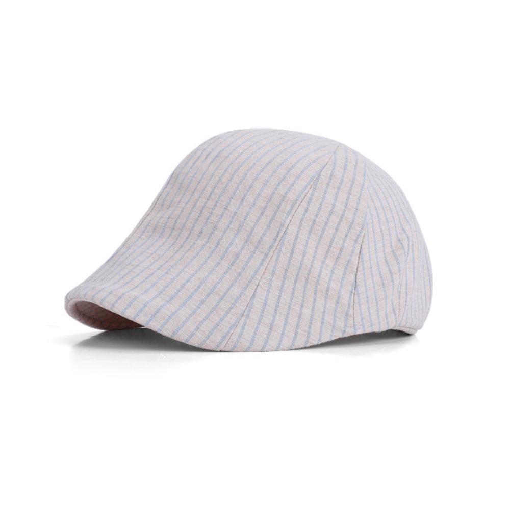 

New Striped Beret Sunscreen Breathable Sun Hats Painter s Hat Summer хакі