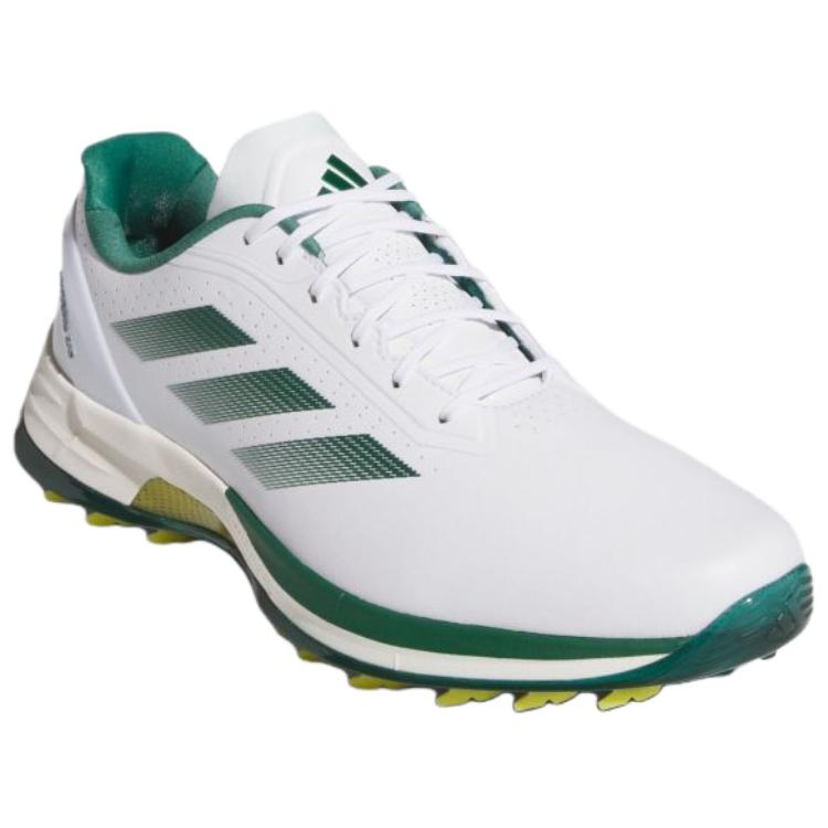 Adidas Adizero ZG Soft And Comfortable Slip Resistant Abrasion Resistant Low top Golf Shoes Men's White Green IH0933