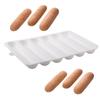 New Chocolate Eclair Dessert Bakeware Long Strip Puffs Baking Mold Finger Shaped Puff Pastry Mold Kitchen Silicone Mold