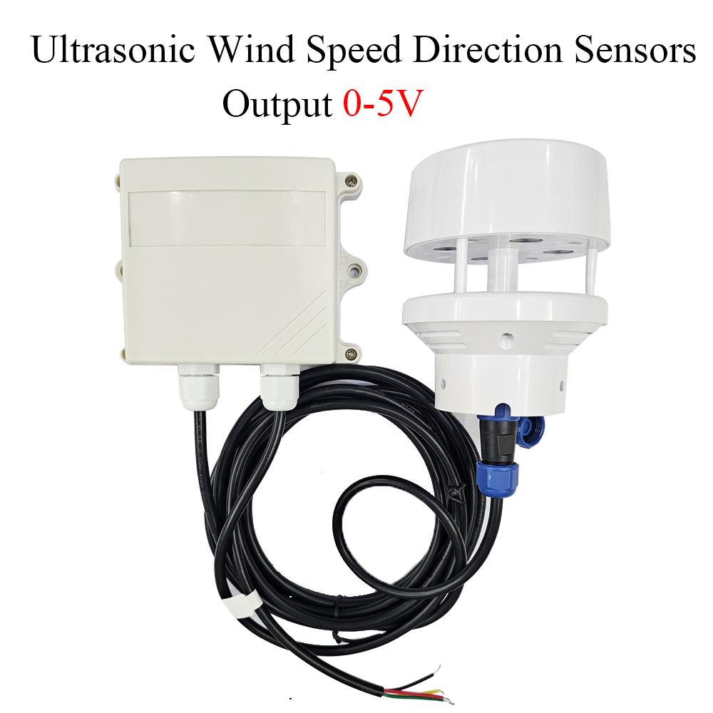 0-45m/s Ultrasonic Wind Speed and Direction Sensor Module Detection Weather Station Transmitter Output RS485 0-5V 0-10V 4-20mA
