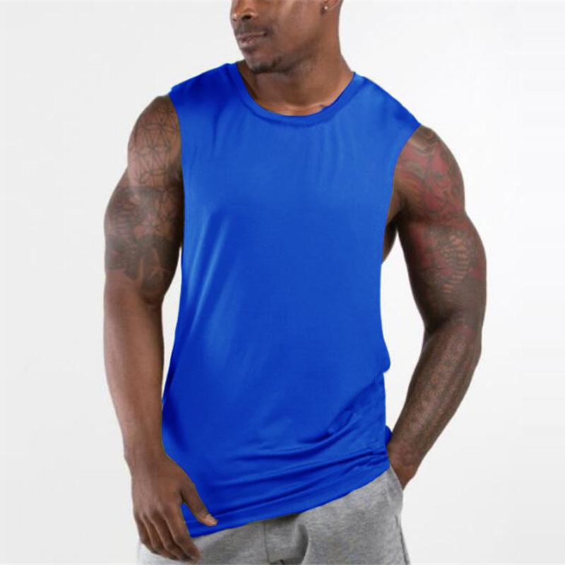 Canottiera Maglie Palestra Uomo Estivo Bodybuilding Senza Manica Canottiere Leggero Spalla Larga Traspirante Canotterie Cotone Muscolare Mare Aderente Smanicato Casual Sportive Slim Fit Gym