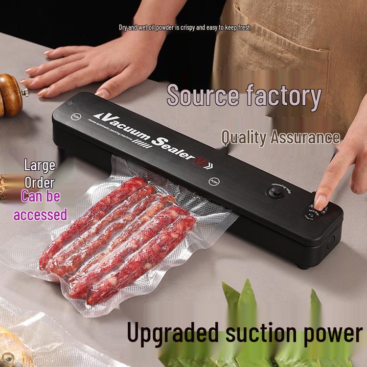 Compact Household Vacuum Sealer - Mini Heat Sealer for Kitchen Freshness