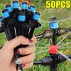 All Round Scattering Sprinkler Automatic Spiked Dripper Sprinkler 8 Hole Drop Greenhouse Garden Watering Irrigation Supplies