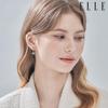 [ELLE Jewelry] 14K GF Flower Charm One-Touch Earrings ELGPEE536