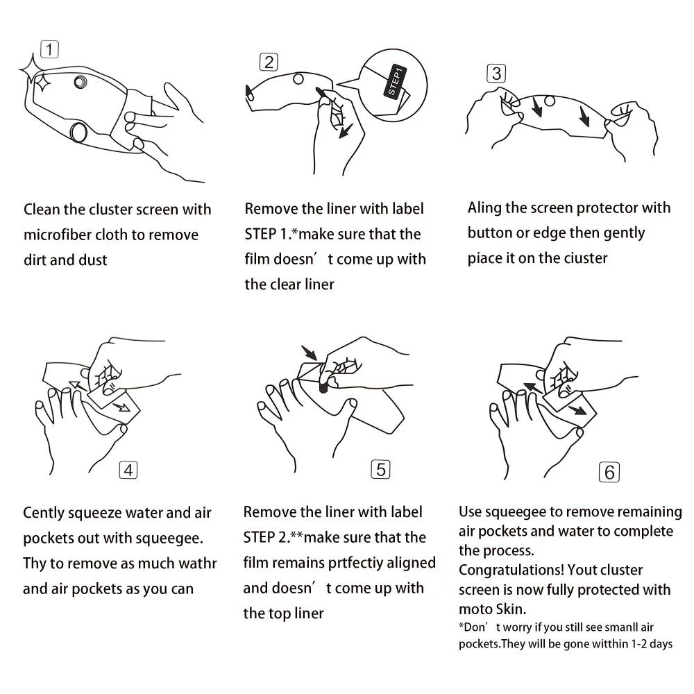 Motorcycle Dashboard Screen Protector for Kawasaki Z650 TFT LCD Dashboard Protective Z900 Anti-scratch Protective