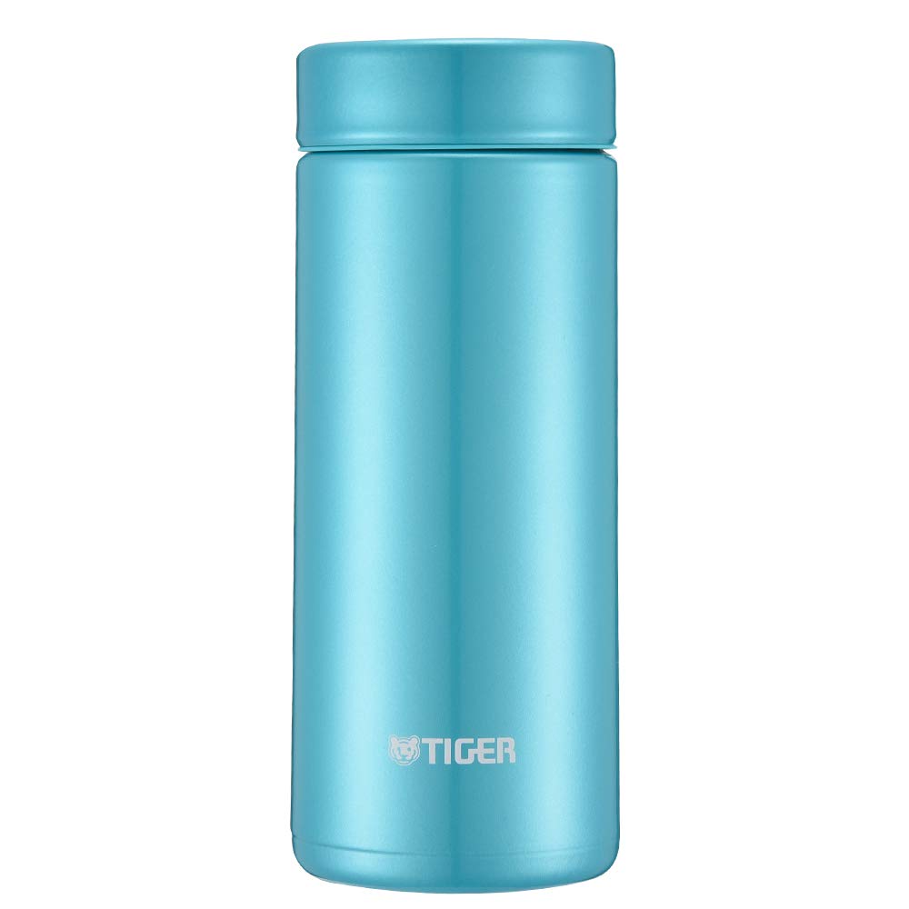 Tiger Thermos Water Bottle, Screw-Top Mug, Keeps Drinks Hot or Cold for 6 Hours, 350ml, Suitable for Home Use, Tumbler Use, Aqua Blue, MMZ-A351AA