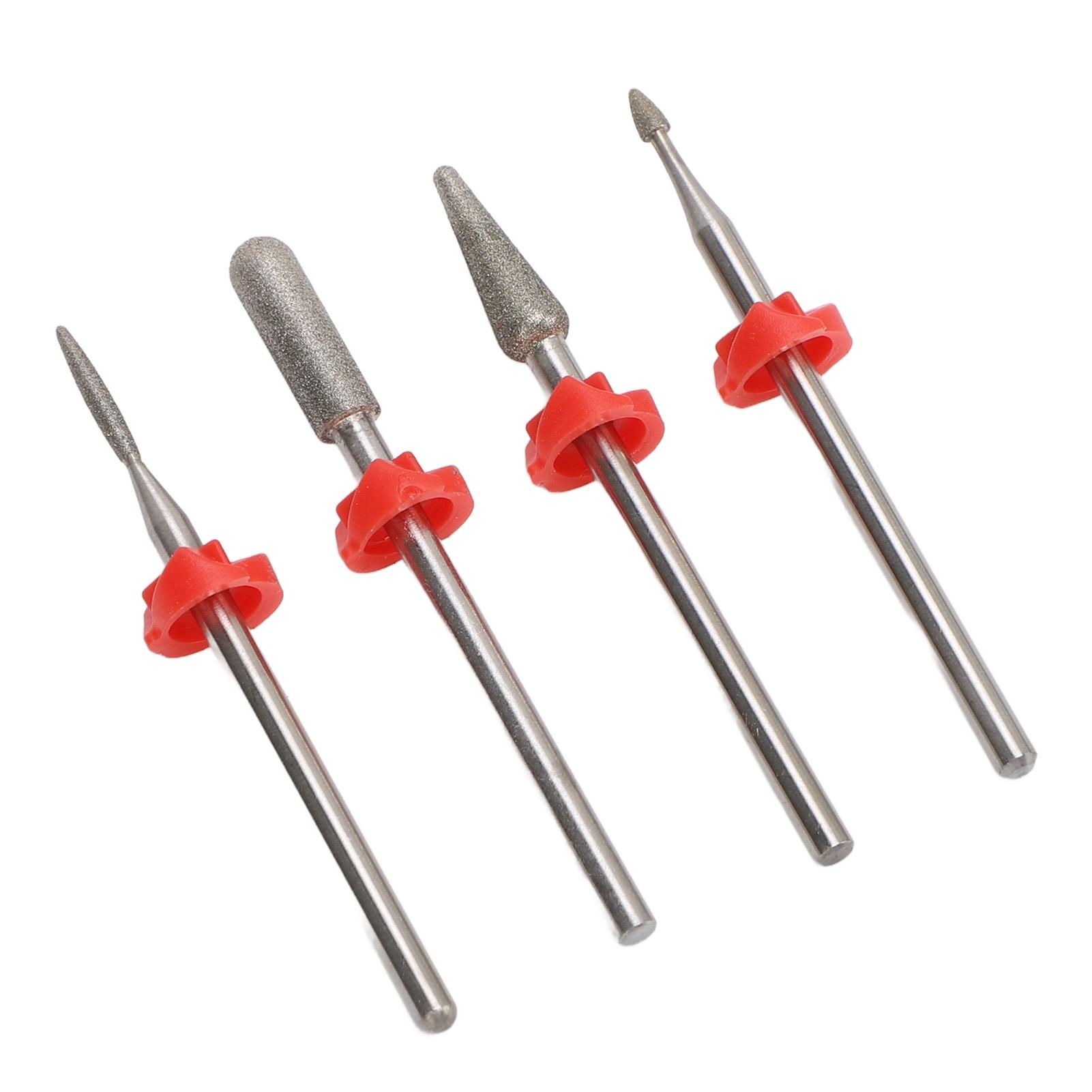 

4 шт. Головка для шлифовки ногтей Многофункциональные маникюрные фрезы из вольфрамовой стали для салона