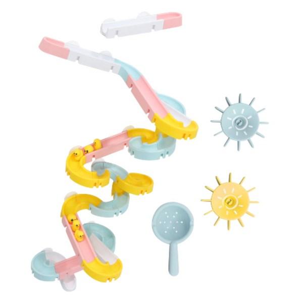 

Набор игрушек для ванны Happy Play Macaron Water Slide 66 шт., разные цвета, популярные корейские игрушки