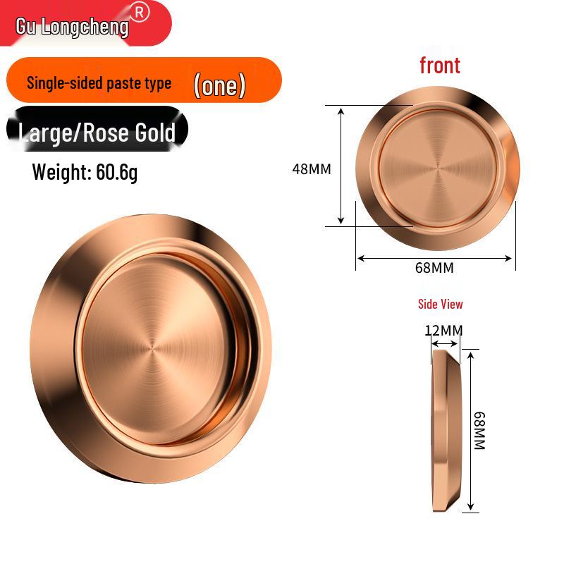 Manija Autoadhesiva Minimalista de Aleación de Aluminio para Puerta Corredera