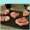 Hochwertiges Aluminium-Auftau-Tablett für schnelles und natürliches Auftauen von gefrorenem Fleisch