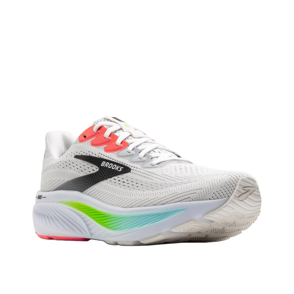 Brooks Ghost 17 2E Wide White Pink Clay Gecko Men Sneakers 110442-2E-112