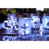 Frosted Elf Jar Solar Mason Jar Light Fairy Bottle Light String Mason Lid Garden Lighting