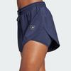 adidas X Stella McCartney Pantaloncini da Allenamento Due in Uno con Logo Puro Donna Fondo Blu Leggenda-Inchiostro IB6827