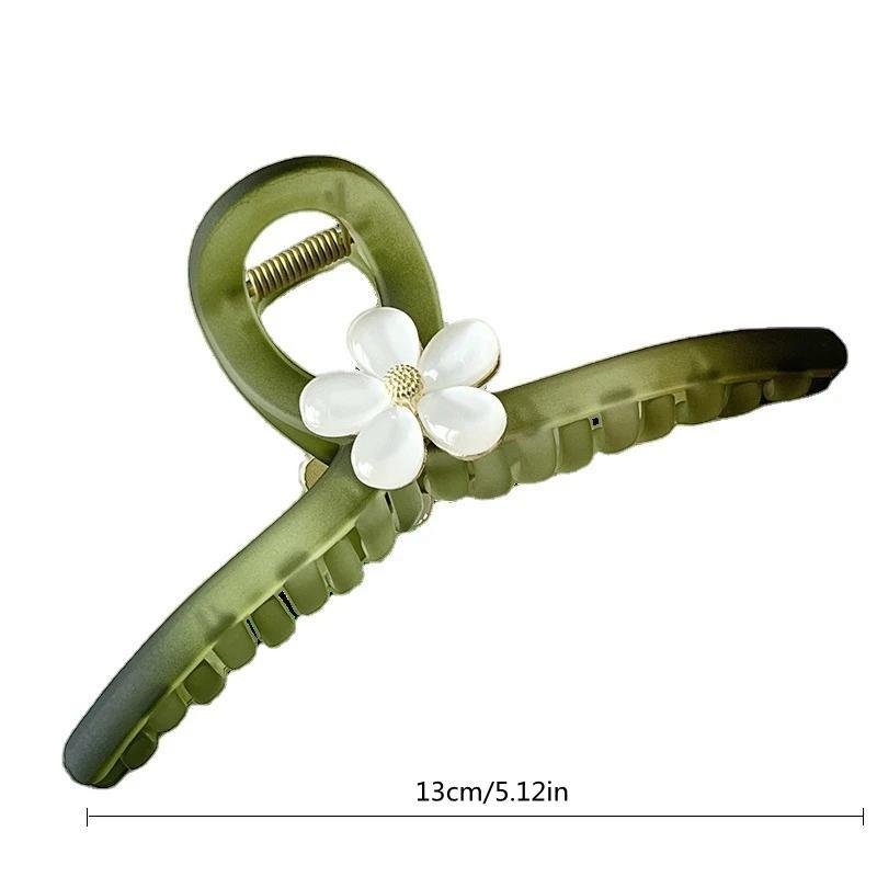 Μόδα Κλιπ Στερέωσης Λουλουδιών για Γυναίκες Μεγάλο Κλιπ για Κεφαλόδεσμο Φουρκέτα Ταμπεραμέντο Πίσω Κουτάλι Τηγάνι Κλιπ Μαλλιών Καρχαρία