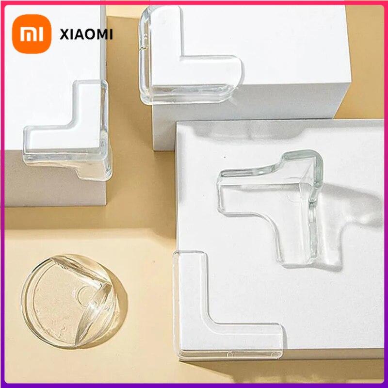 Xiaomi 10 Adet Bebek Güvenliği Silikon Koruyucu Masa Mobilya Çocuk Masası Köşe Kenar Koruma Kılıfı Çocuk Yumuşak Çarpışma Önleyici Koruyucular