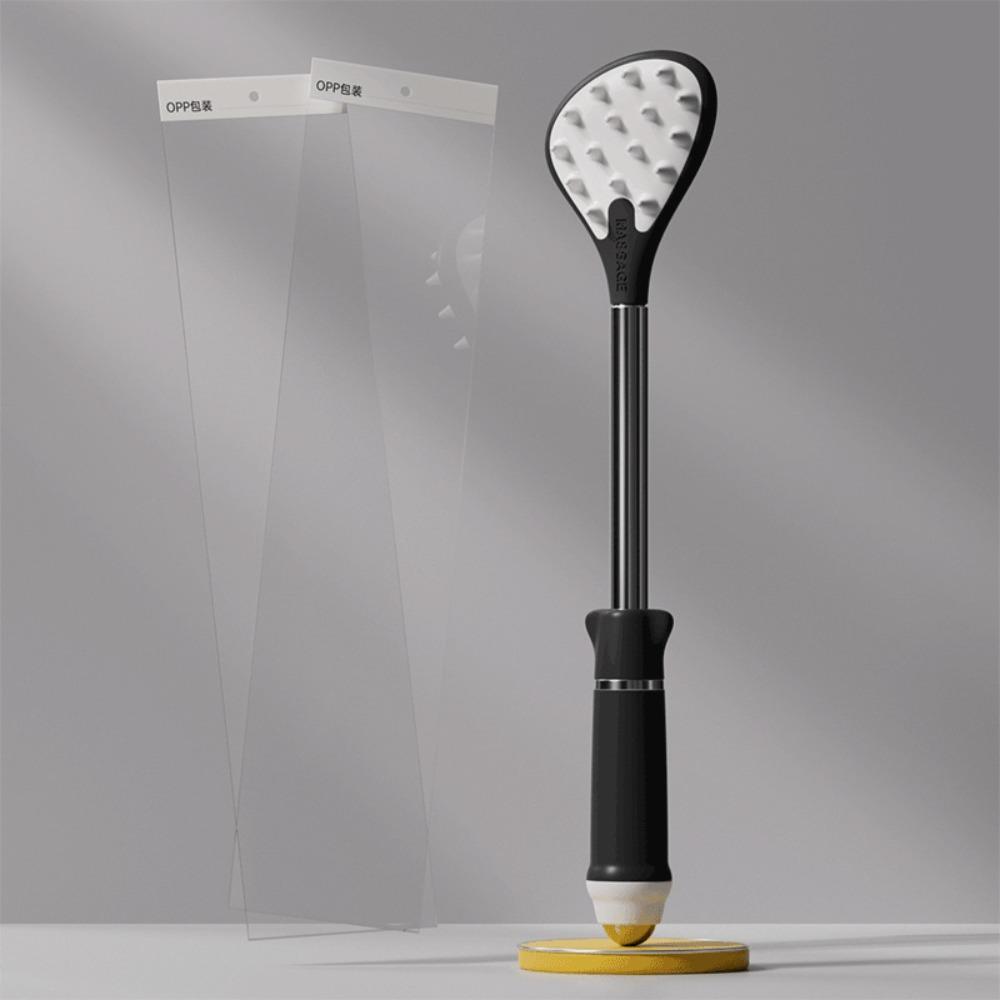 

Telescoping Design Retractable Backscratchers Stainless Steel Acupoint Massager Gift Packaged чорний
