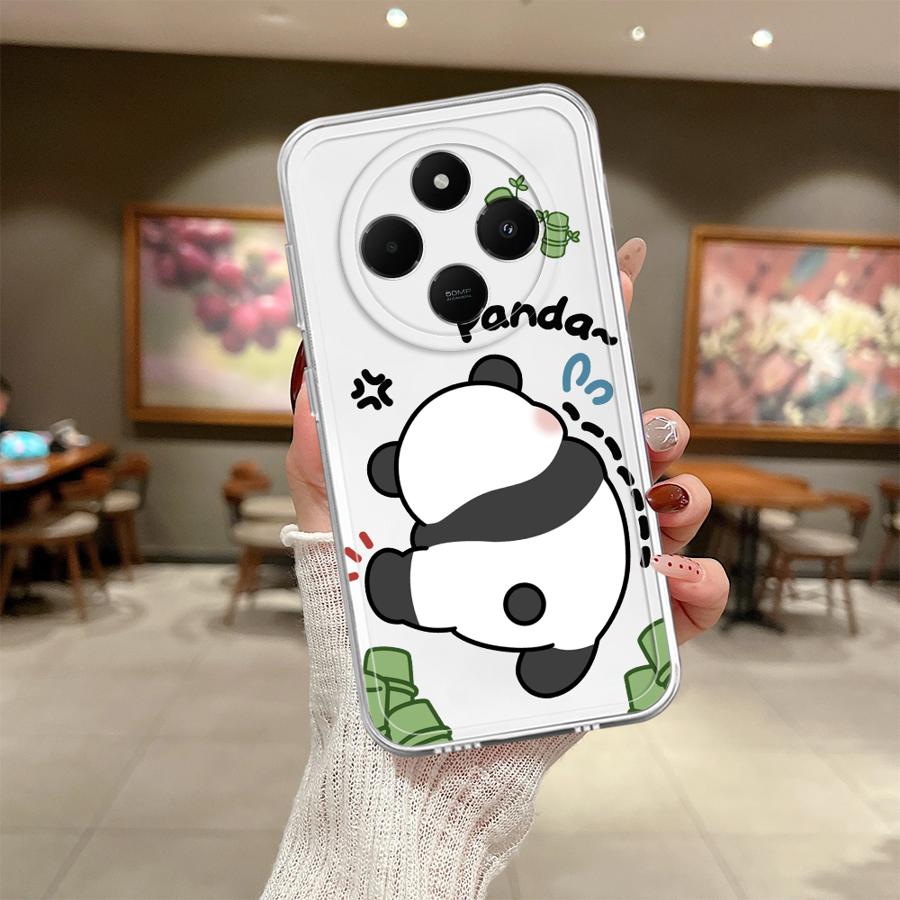 Cute Panda Funny Soft Phone Cover Case for Xiaomi Poco X3 Pro X3 NFC