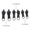 6pcs/set Instant Repair Kit Jackets Replacement For Sew Slider Teeth Zipper Fastener Fixer