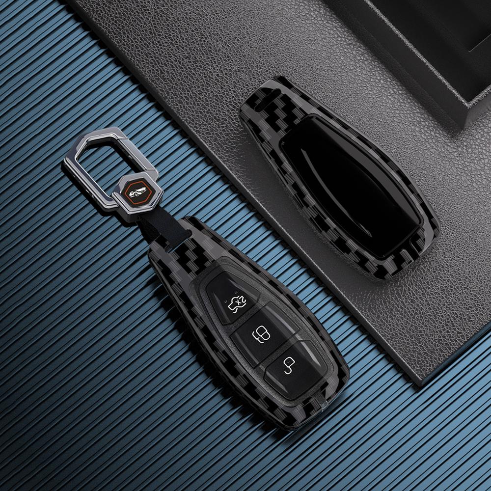Guscio Copertura Custodia Portachiavi Auto in Lega di Zinco per Ford Focus 3 4 St Mondeo Mk3 Mk4 Fiesta Fusion Kuga Ecosport Protezione Accessori Telecomando