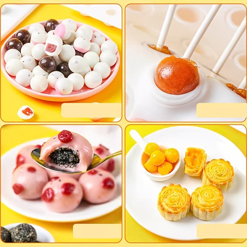 Mini-Silikonformen in runder Kugelform, Kuchendekorationswerkzeuge, Schokoladenform, Eiswürfelform, Herstellung von Gelee-Mousse-Dessertform