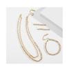 Copper inlaid zirconium electroplating color-preserving chain bracelet women, exquisite fashion cold wind summer jewelry treatment