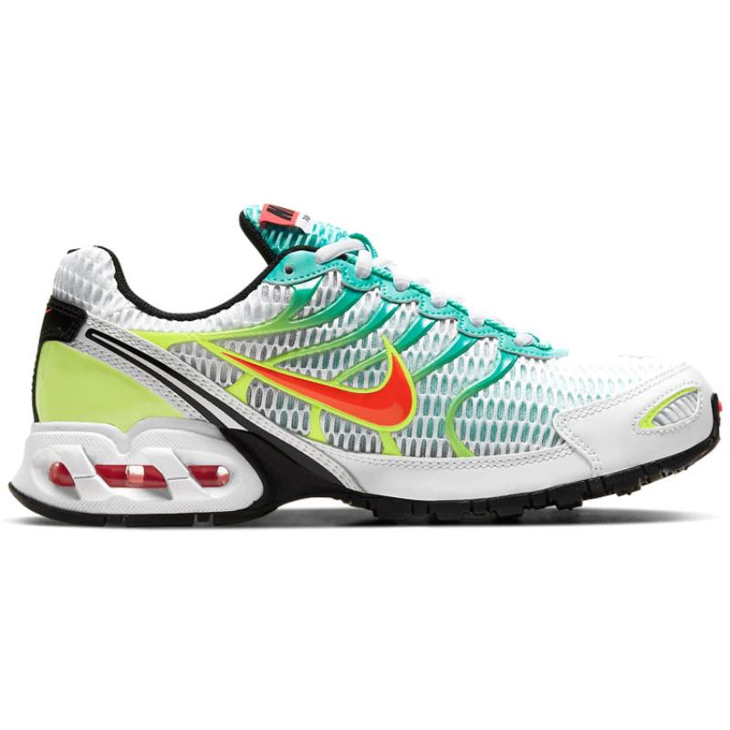 Nike Tênis Feminino Casual Air Max Torch 4 'Branco Volt Crimson Laser' CW5607-100